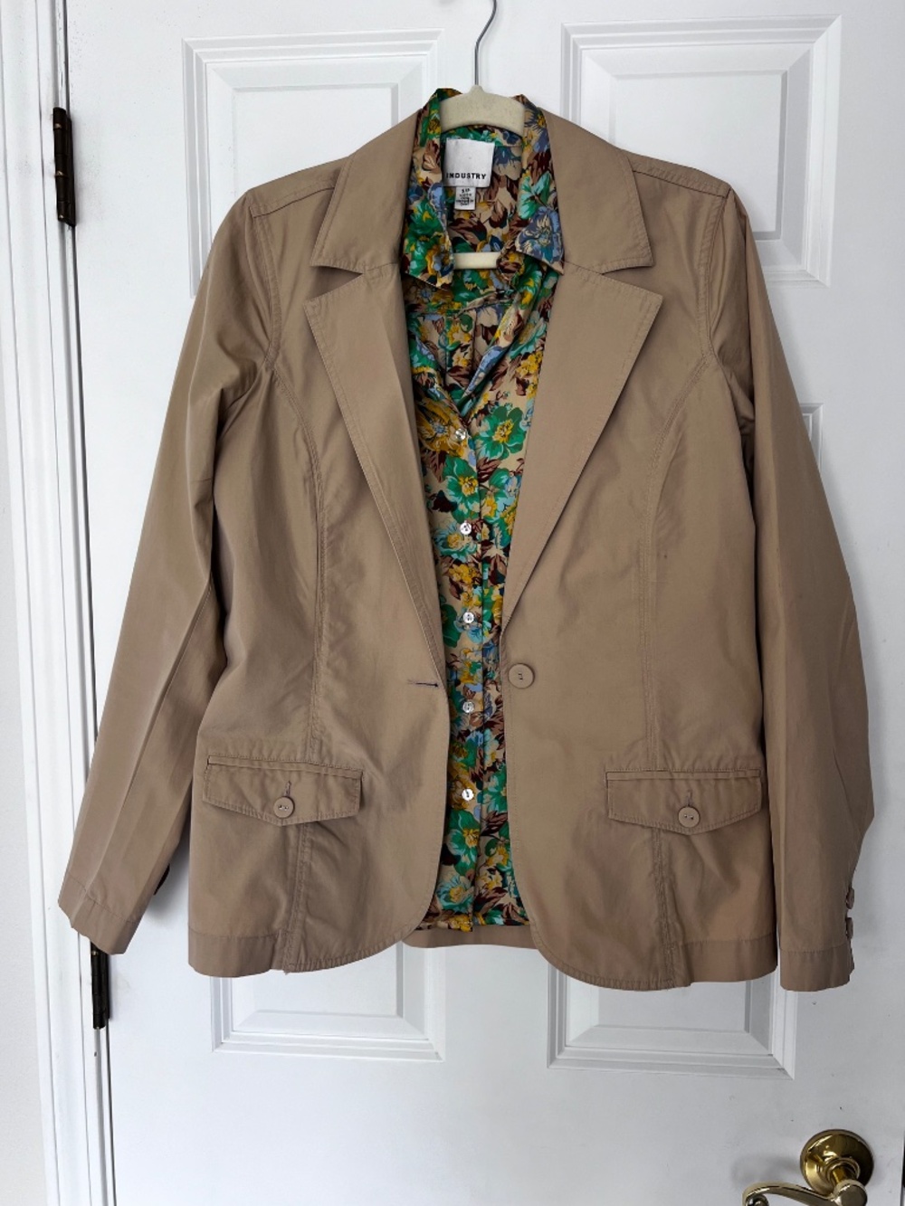 Tommy Bahama Cotton Blend Blazer Jacket – Size Medium – Classic Neutral - Picture 2 of 7
